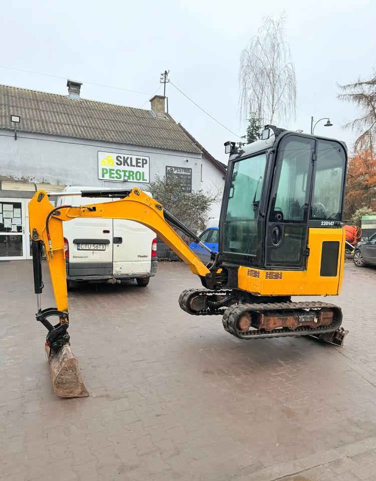 2021 JCB 16C-1 mini excavator, side view