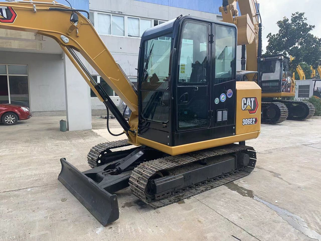 2023 Caterpillar 306E2 crawler excavator, side view