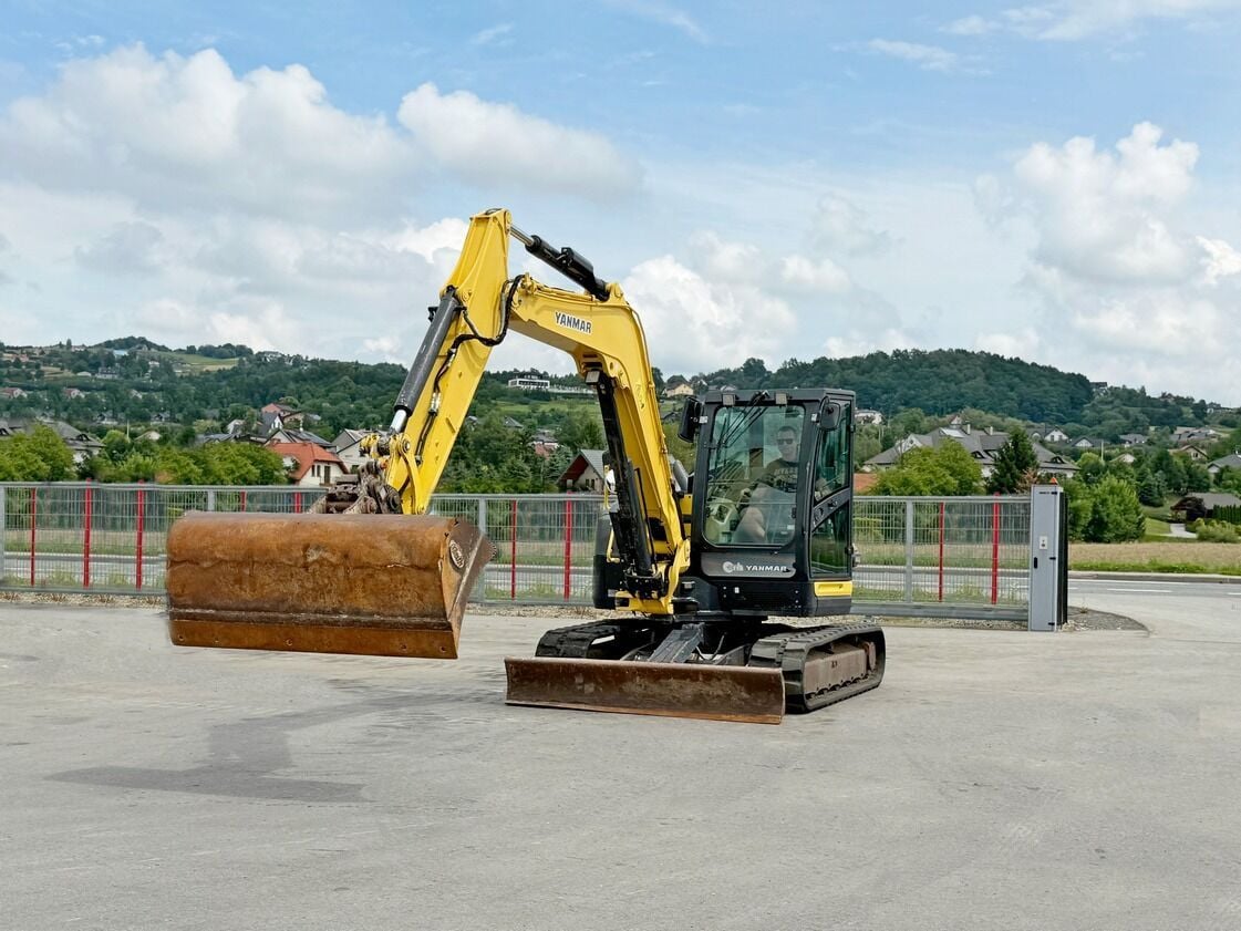 2016 Yanmar VIO80-1A crawler excavator, side view