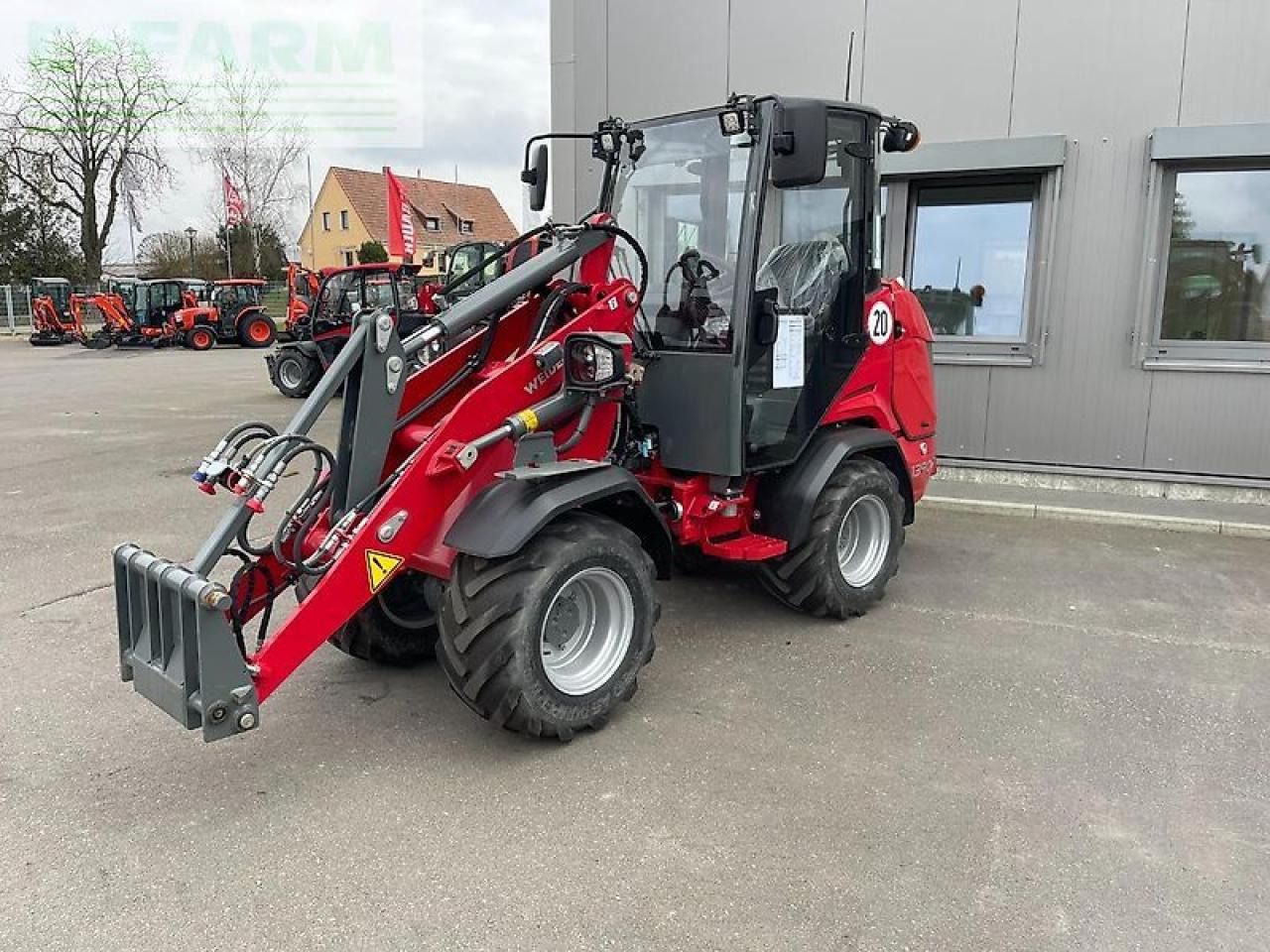 2023 Weidemann 1390 wheel loader, front three-quarter view 2023 Weidemann 1390 wheel loader, front three-quarter view