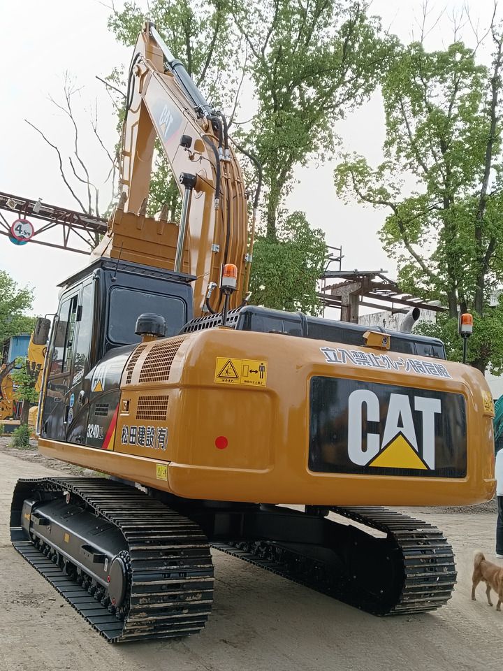 2024 Caterpillar 324DL crawler excavator, rear three-quarter view