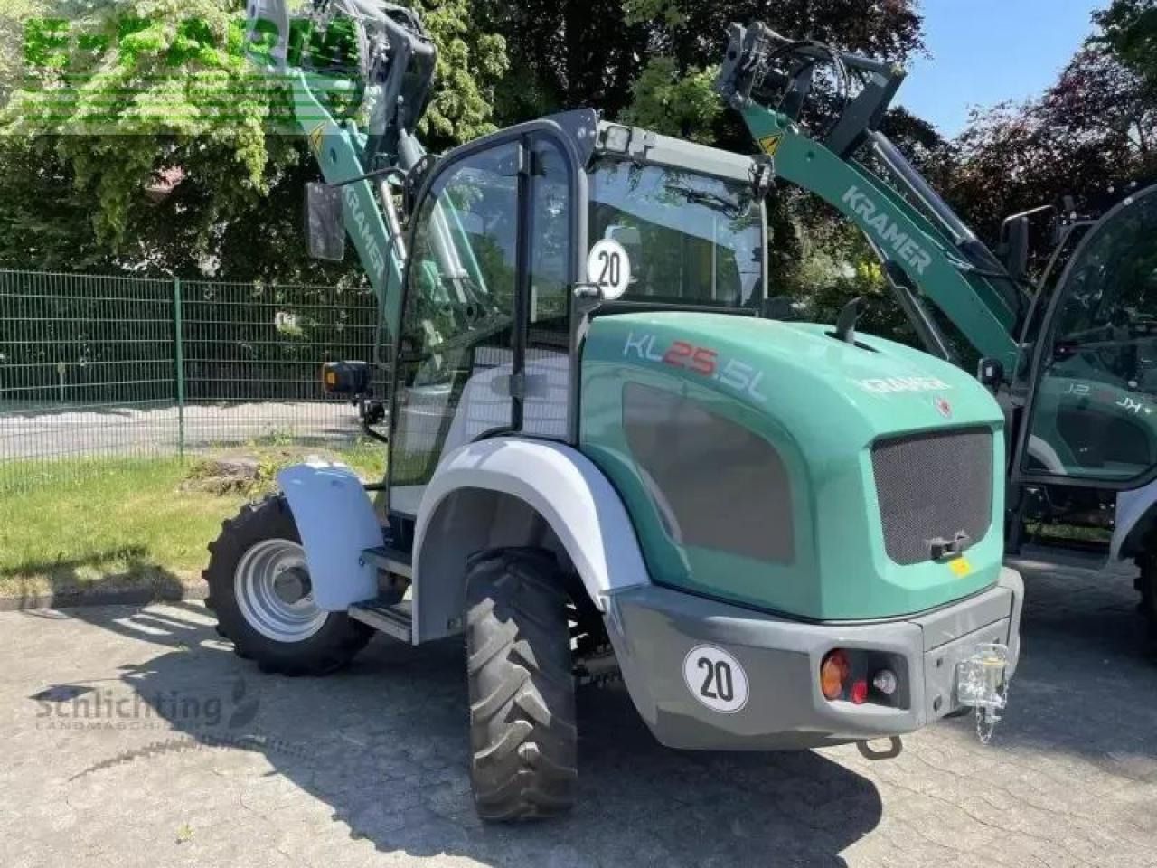 2023 Kramer KL25.5L mini excavator, front three-quarter view 2023 Kramer KL25.5L mini excavator, front three-quarter view