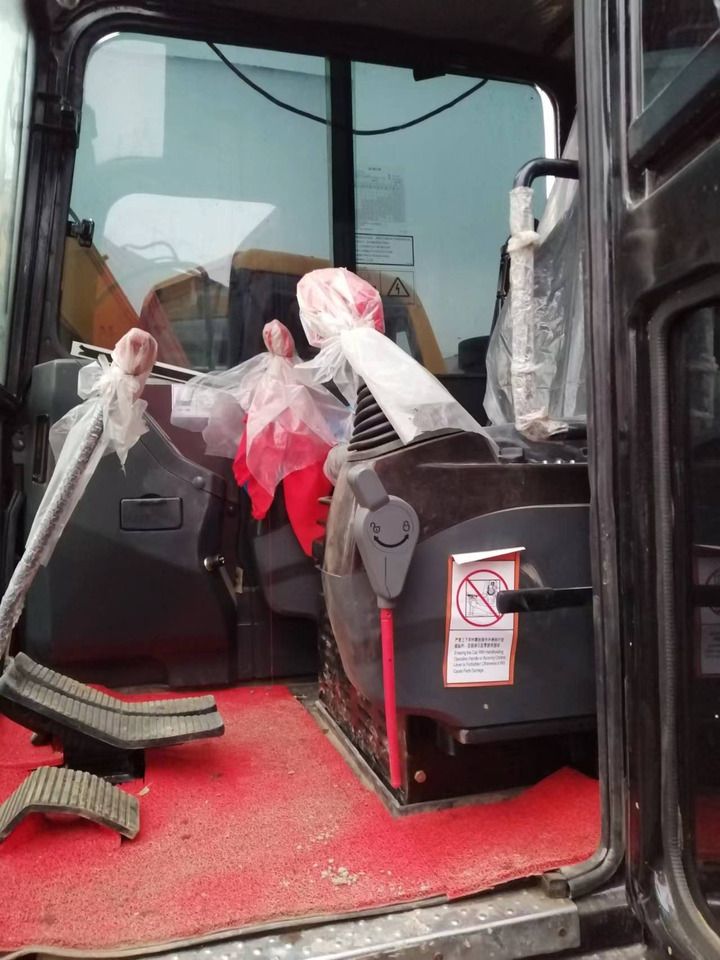 2021 Sany SY55C mini excavator interior cab view