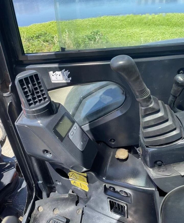 Hitachi ZX50U mini excavator interior control console