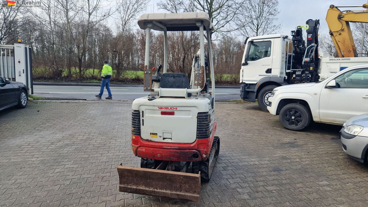 2009 Takeuchi TB014 mini excavator, rear view