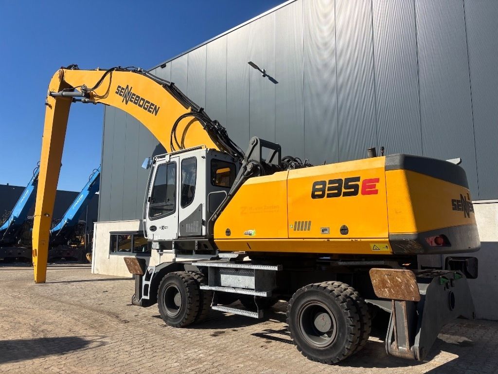 2015 Sennebogen 835E material handler, side view