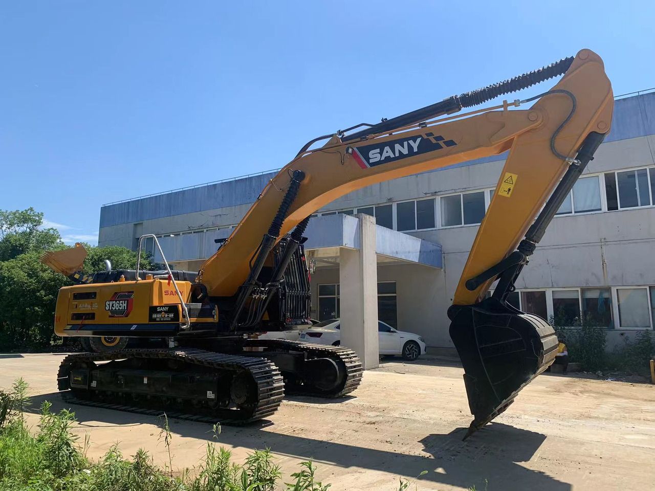 2023 Sany SY365H crawler excavator, side profile view