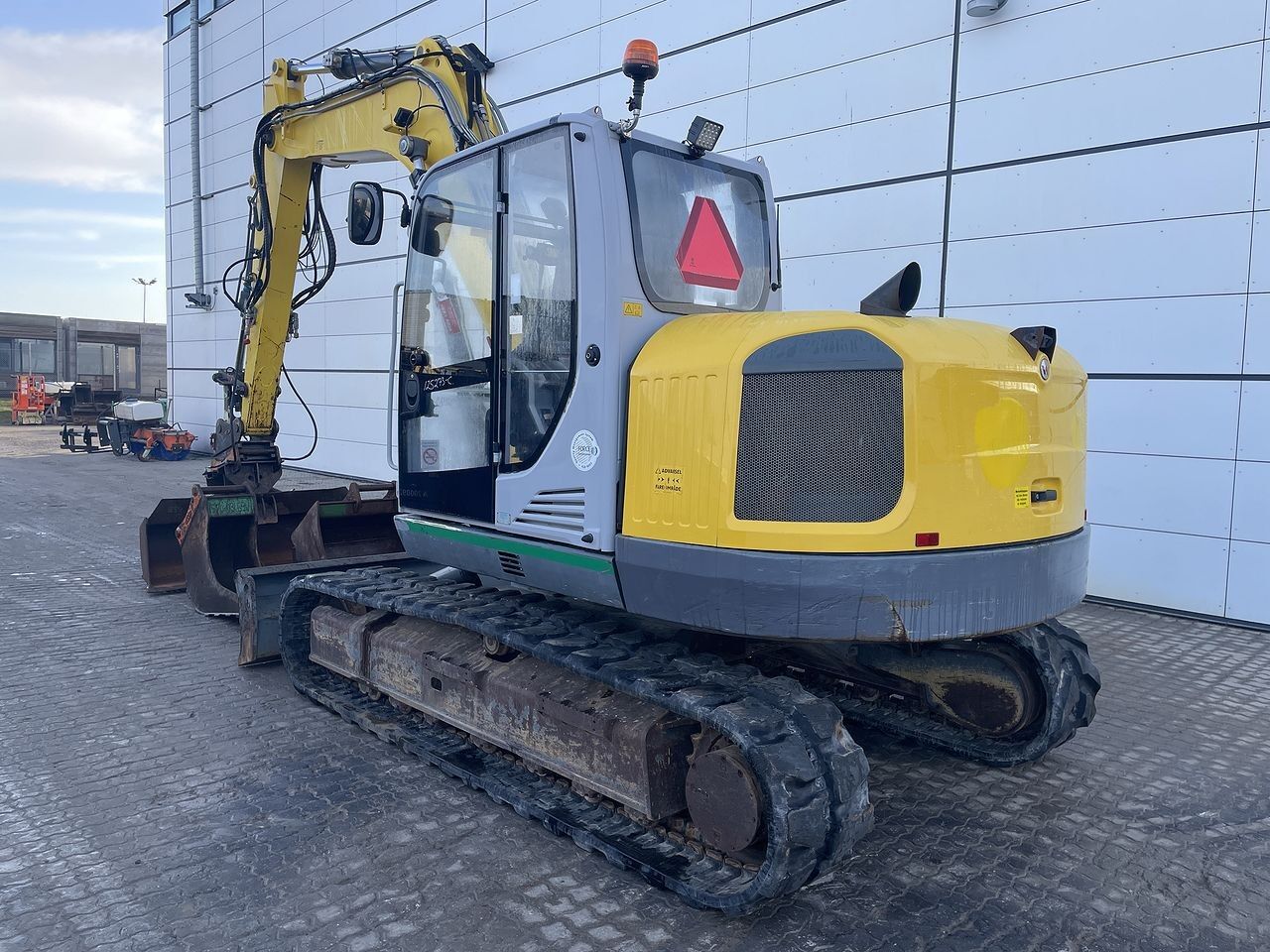 2017 Wacker Neuson ET145 crawler excavator, rear three-quarter view