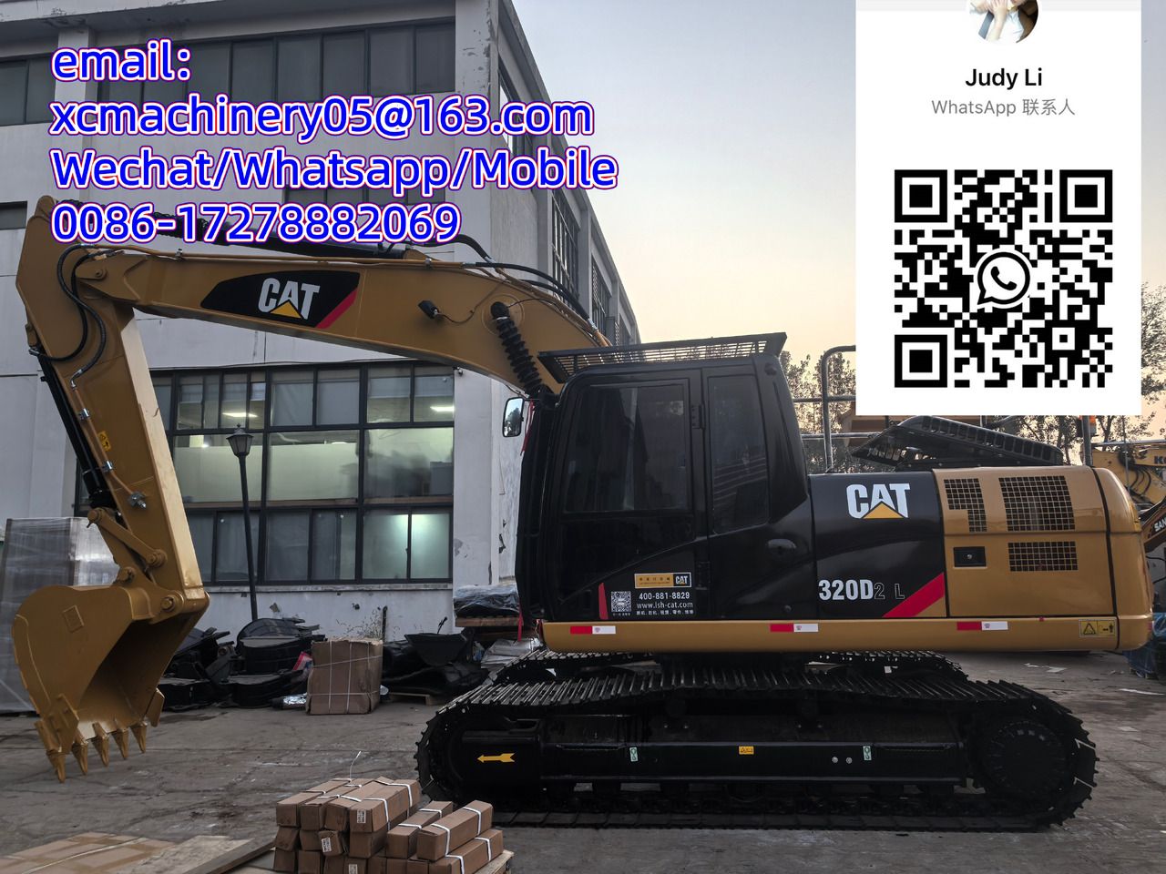 2023 Caterpillar 320D2 L гусеничний екскаватор, вигляд збоку