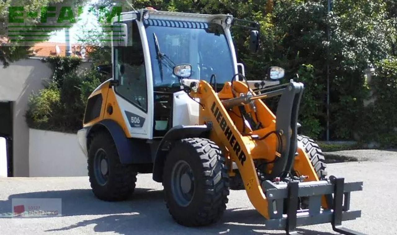 2026 Liebherr L 506 wheel loader, front three-quarter view 2026 Liebherr L 506 wheel loader, front three-quarter view