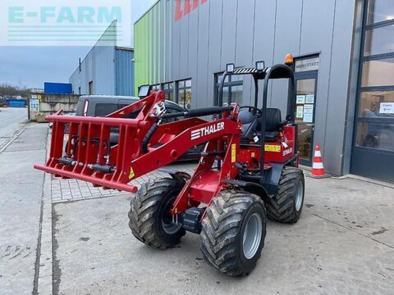 2024 Thaler 2438 H mini excavator, front three-quarter view