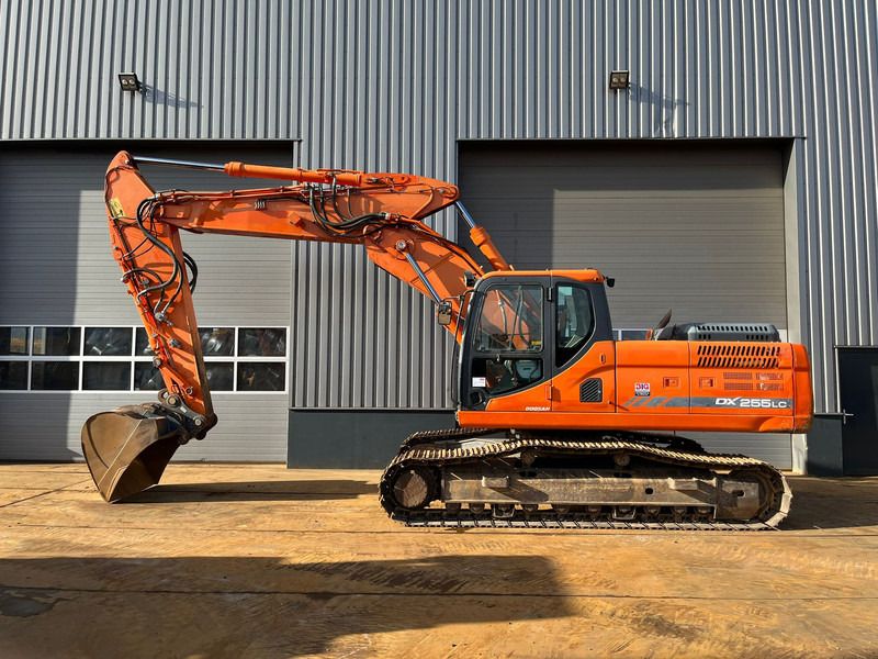 2013 Doosan DX255LC-3 crawler excavator, side view