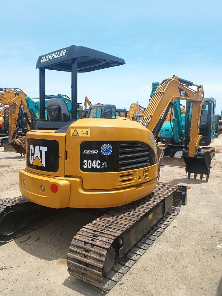 2023 Caterpillar 304CCR mini excavator rear view