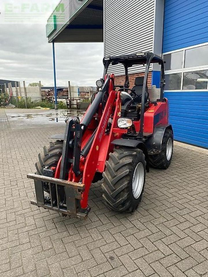 2019 Schäffer 4670 mini excavator, front three-quarter view