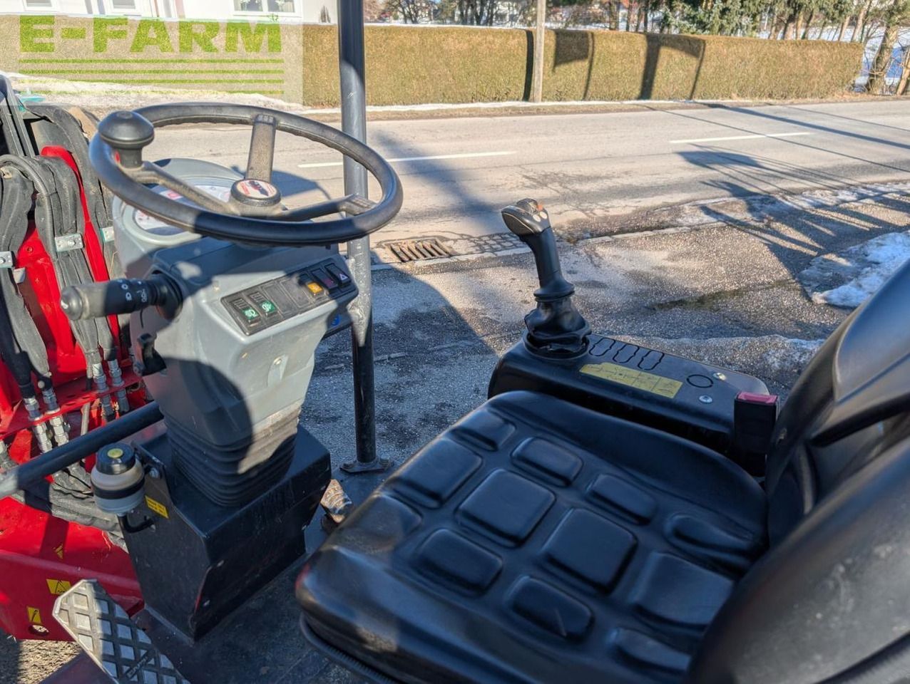 2020 Thaler 3448 T mini excavator operator station view
