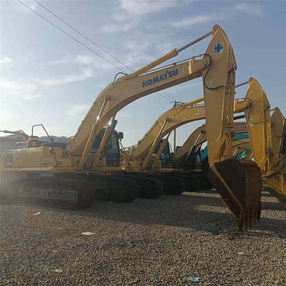 2023 Komatsu PC360-7 crawler excavator, side profile view
