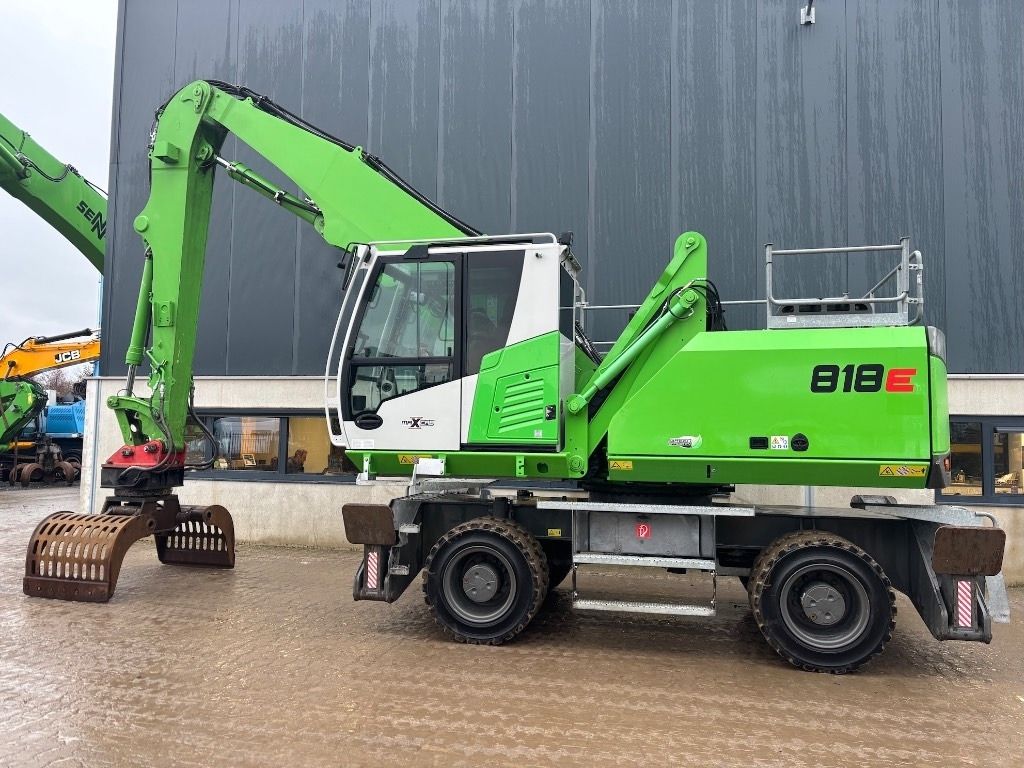 2018 Sennebogen 818M E material handler, side view