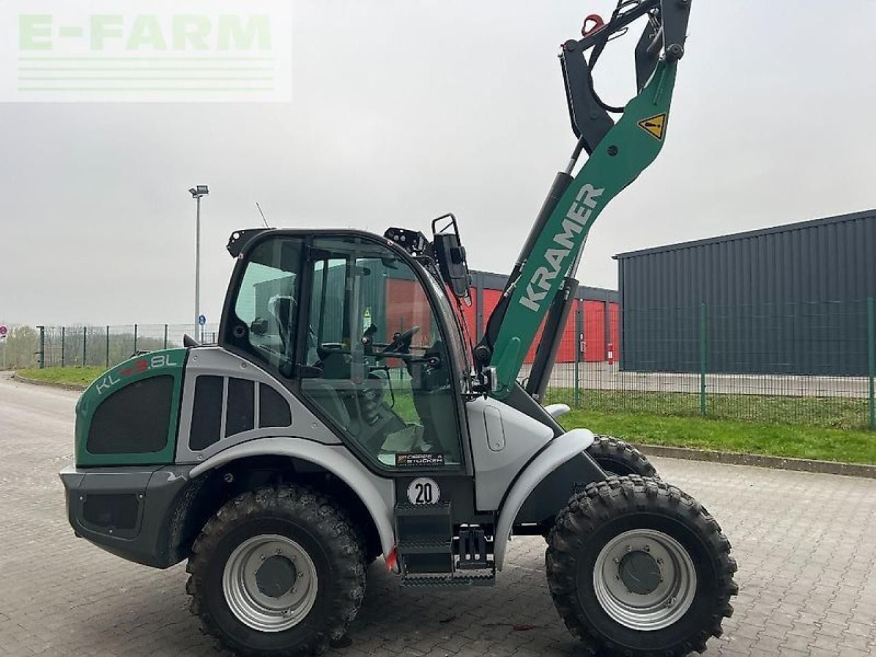 2023 Kramer KL43.8L wheel loader, side view 2023 Kramer KL43.8L wheel loader, side view