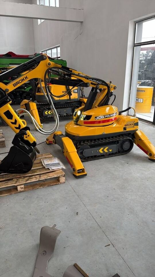 2018 Brokk 110 crawler excavator, side view