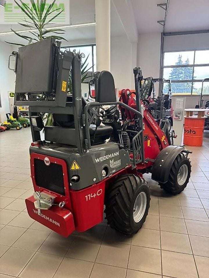 2023 Weidemann 1140 mini excavator, rear three-quarter view