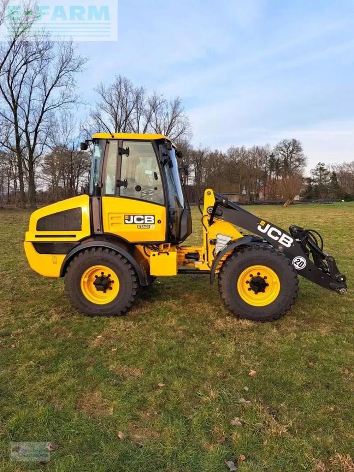 2024 JCB 409 AGRI wheel loader side view 2024 JCB 409 AGRI wheel loader side view
