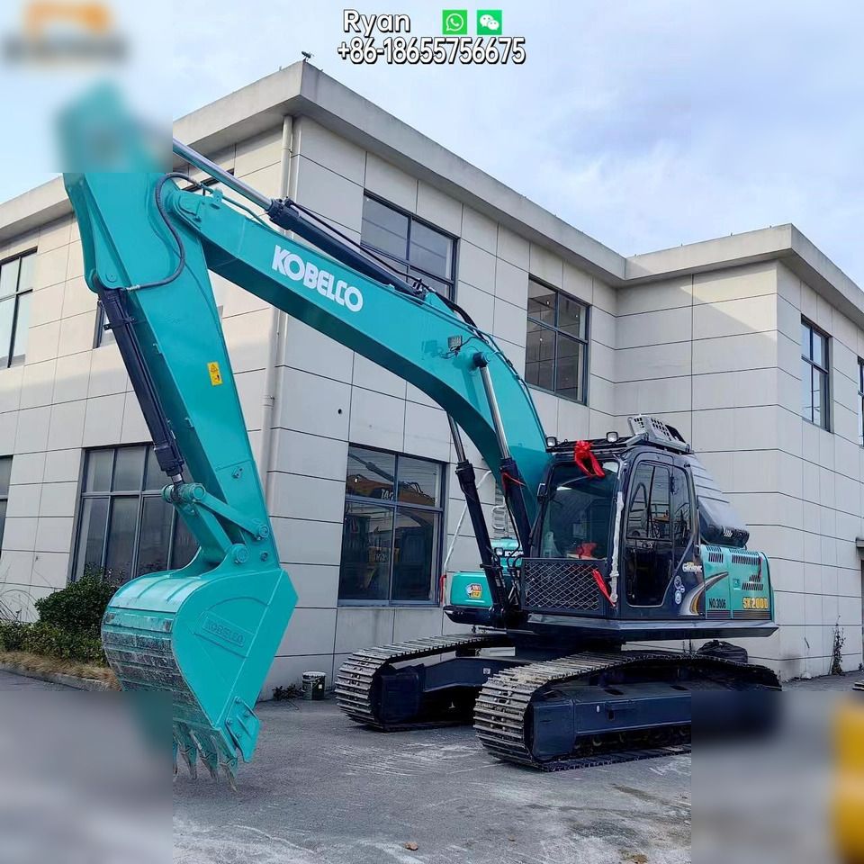 2021 Kobelco SK200D crawler excavator, side view