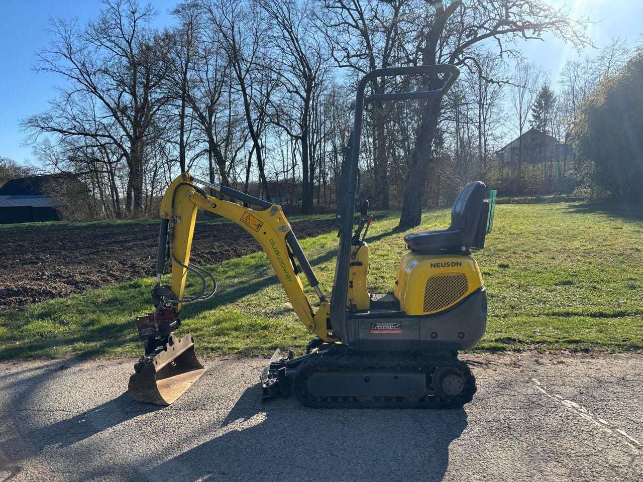 2019 Wacker Neuson 803 mini excavator side view