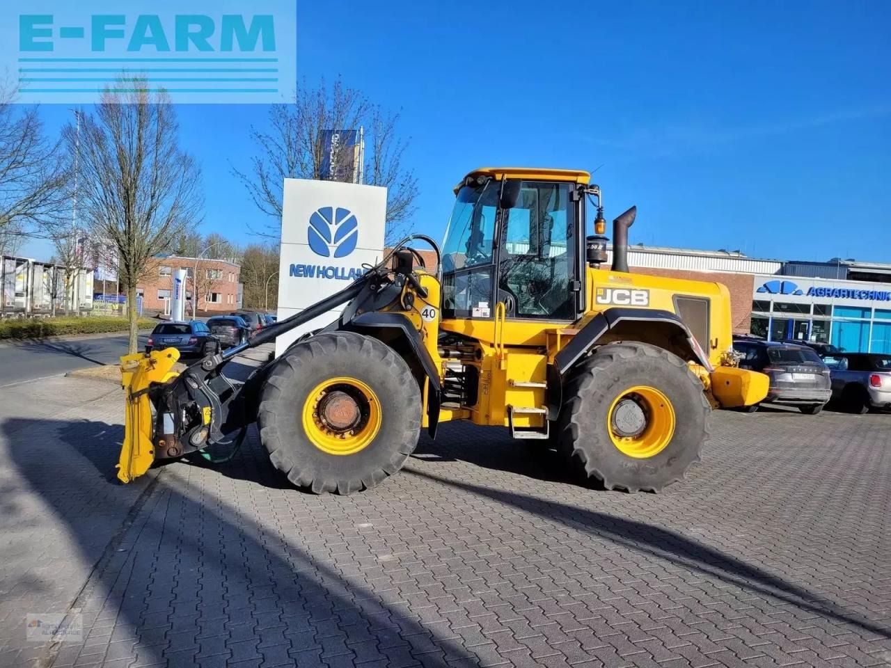 2011 JCB 434S HIGHLIFT wheel loader, side view
