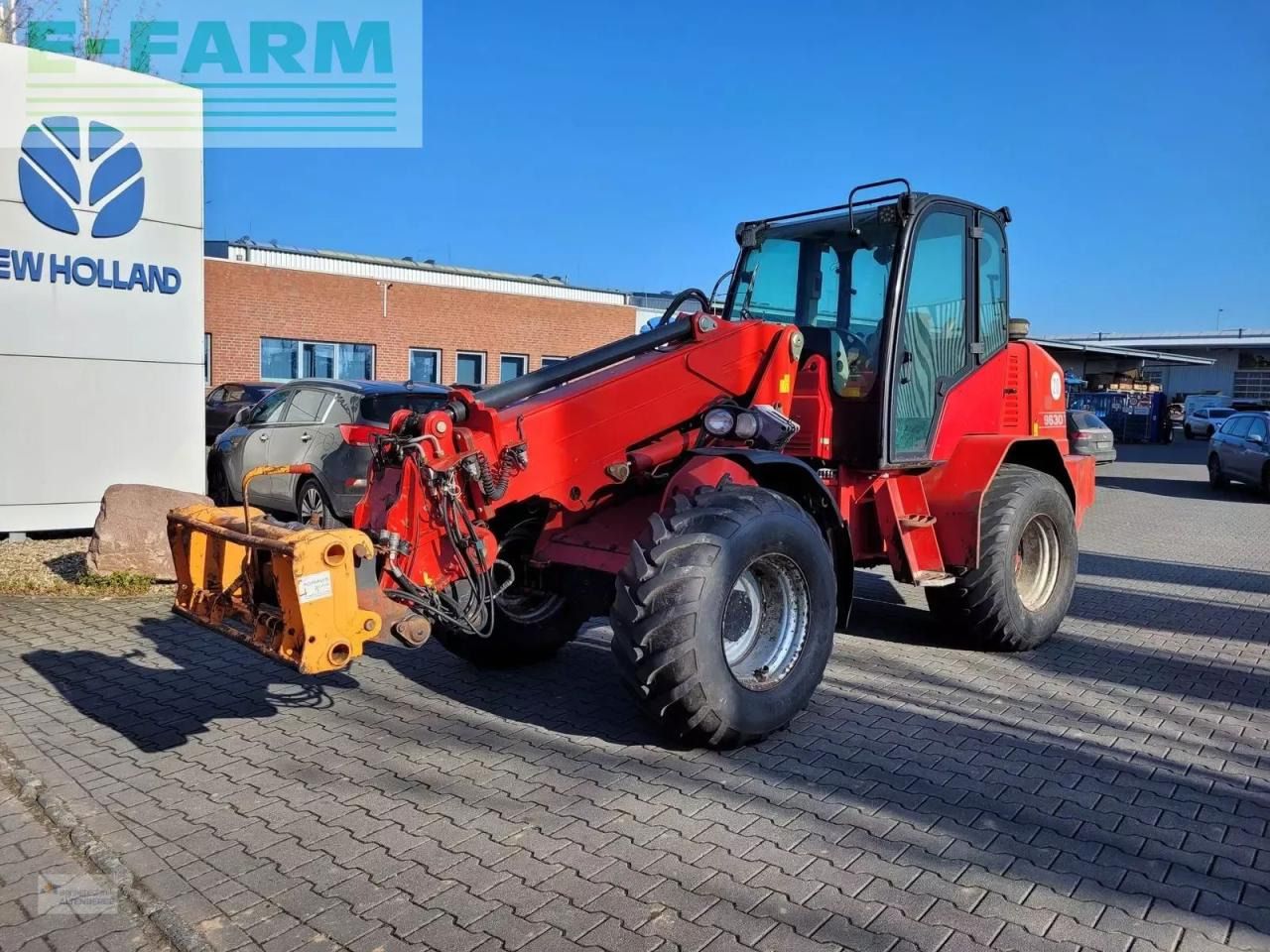 2015 Schäffer 9630 T telescopic wheel loader, front three-quarter view 2015 Schäffer 9630 T telescopic wheel loader, front three-quarter view