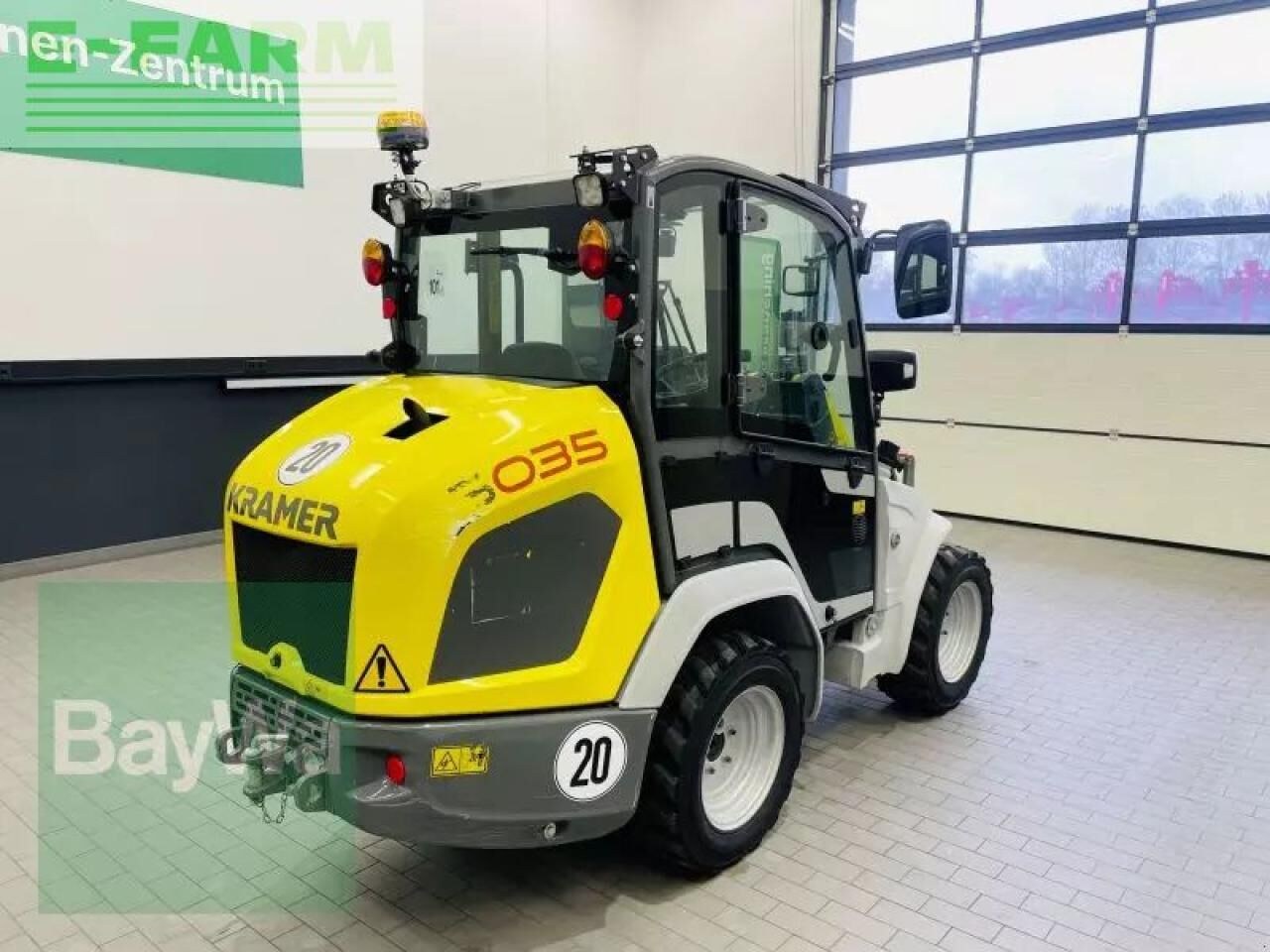 2023 Kramer 5035 mini excavator, rear three-quarter view 2023 Kramer 5035 mini excavator, rear three-quarter view