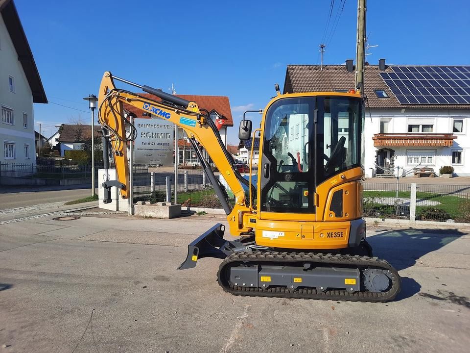 2023 Komatsu XE35E mini excavator, side view