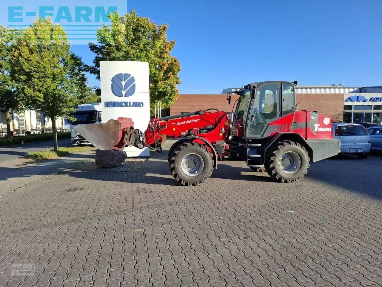 2022 Schäffer T8620 telescopic wheel loader side view 2022 Schäffer T8620 telescopic wheel loader side view