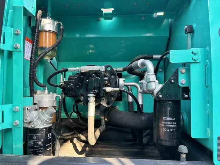 2023 Kobelco SK200D crawler excavator engine compartment view