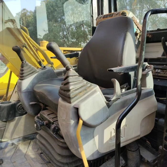 2018 Caterpillar 307D crawler excavator interior cab view