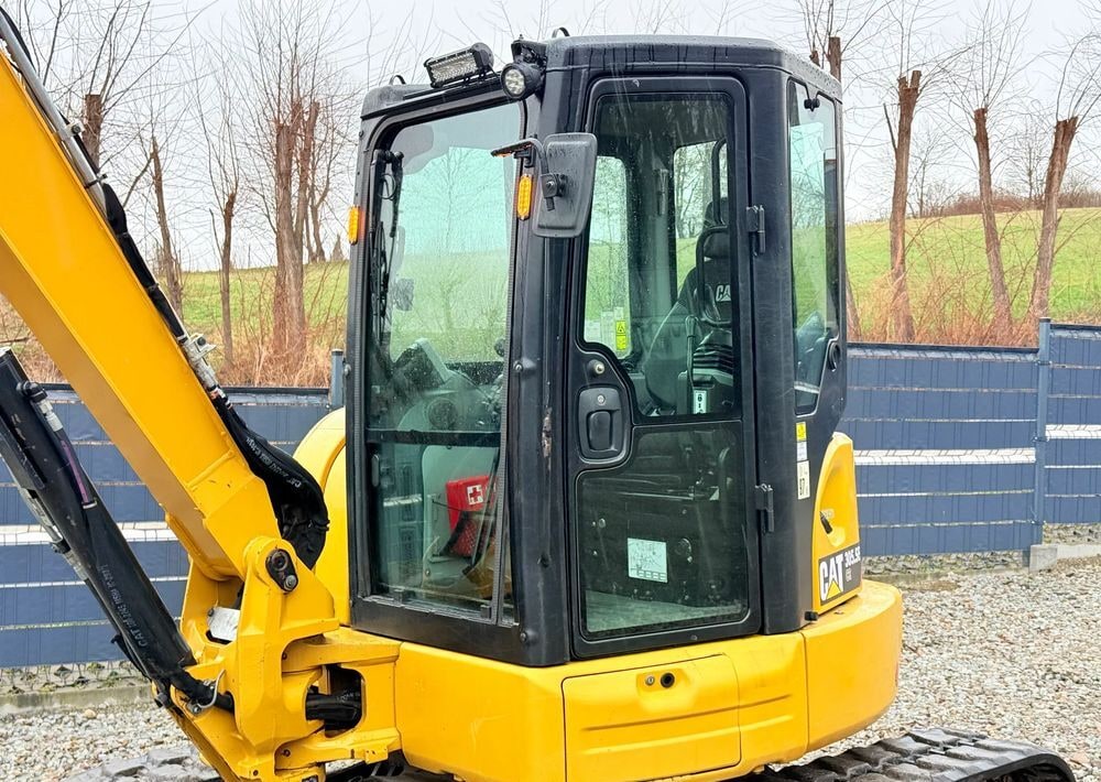2019 Caterpillar 305.5E mini excavator cab view
