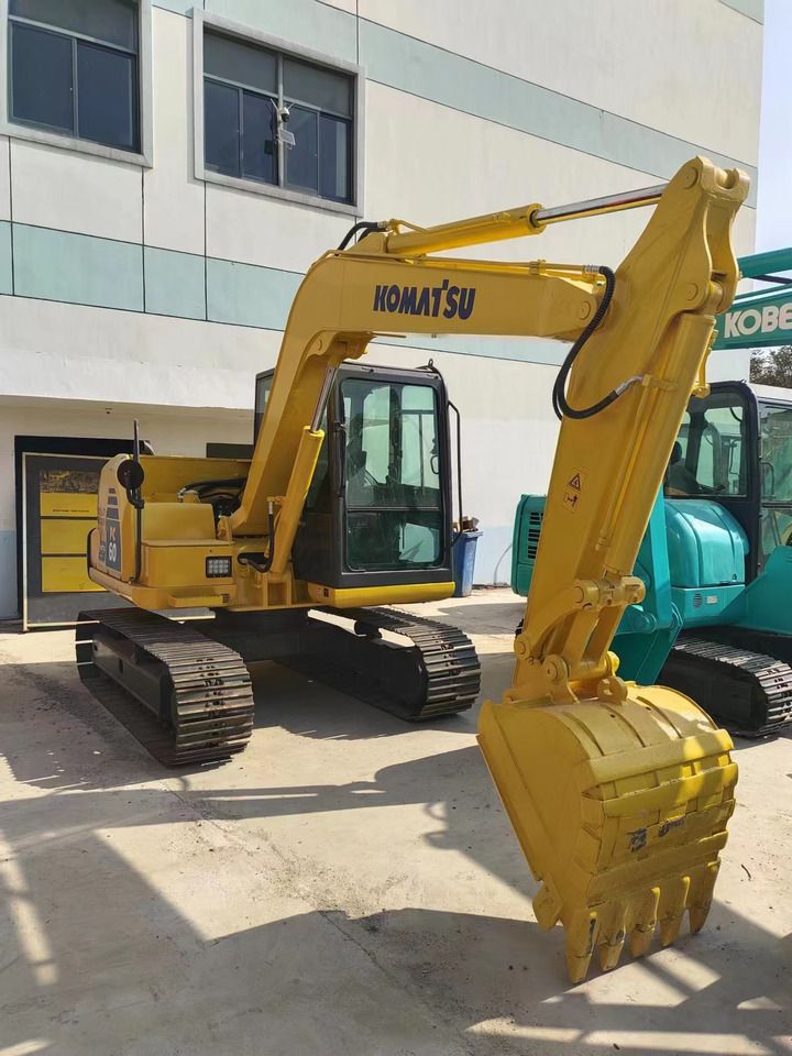 2022 Komatsu PC60-8 mini excavator, rear three-quarter view