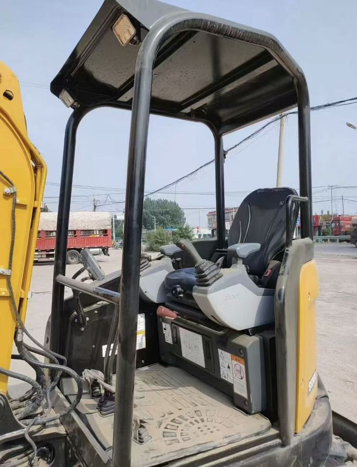 2020 Sany SY26U mini excavator operator station view
