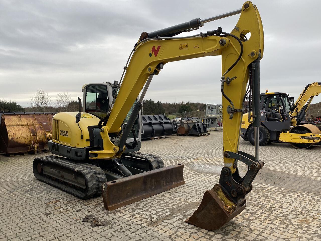 2016 Wacker Neuson EZ80 mini excavator, side view