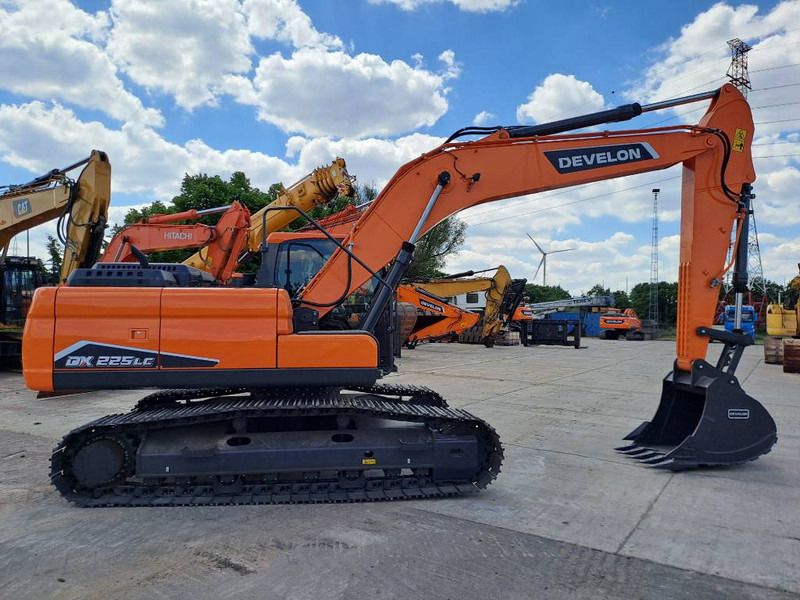 2025 Doosan DX225LC-7 crawler excavator side view