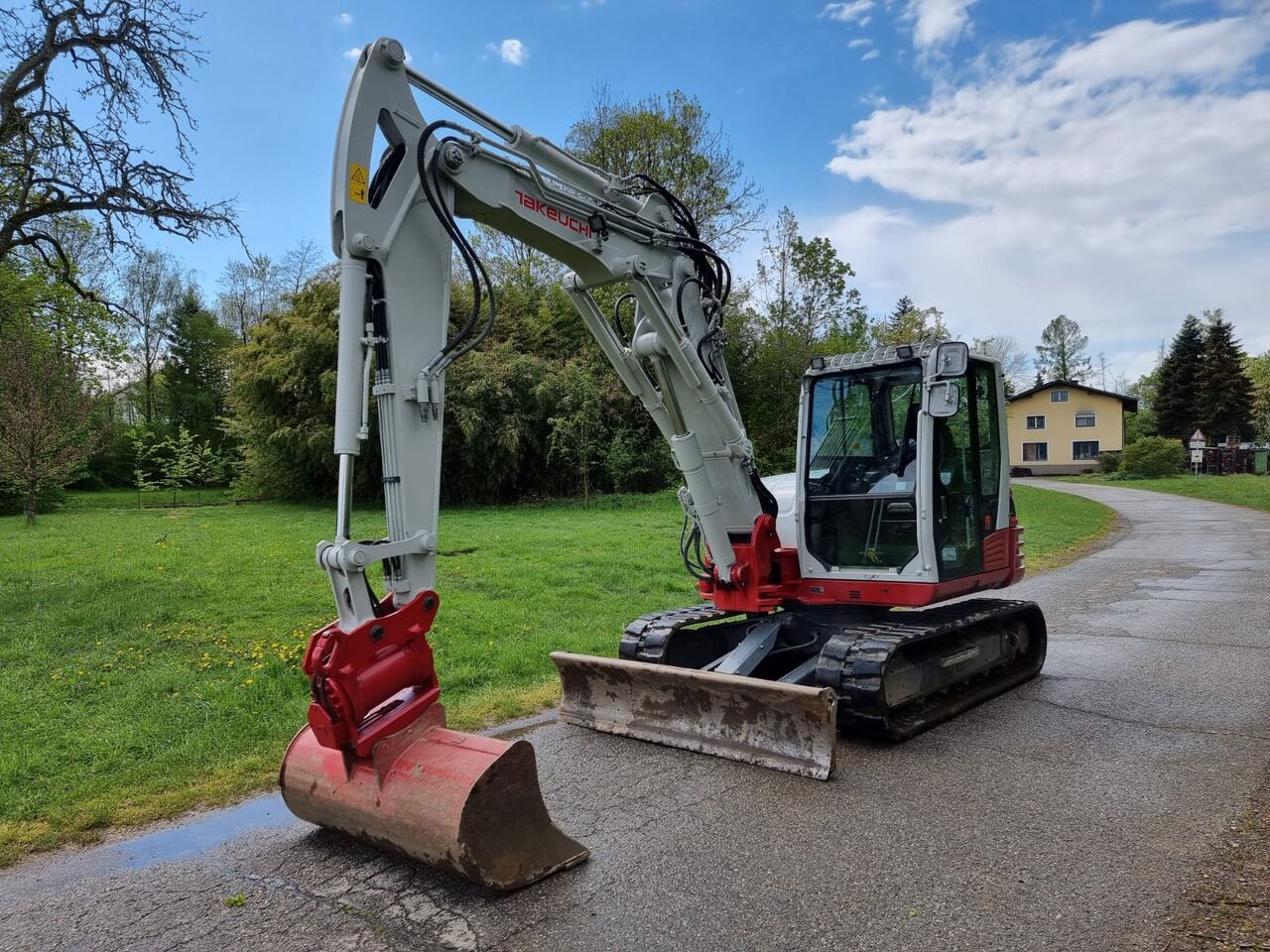 2022 Takeuchi TB290-2 mini excavator, side view