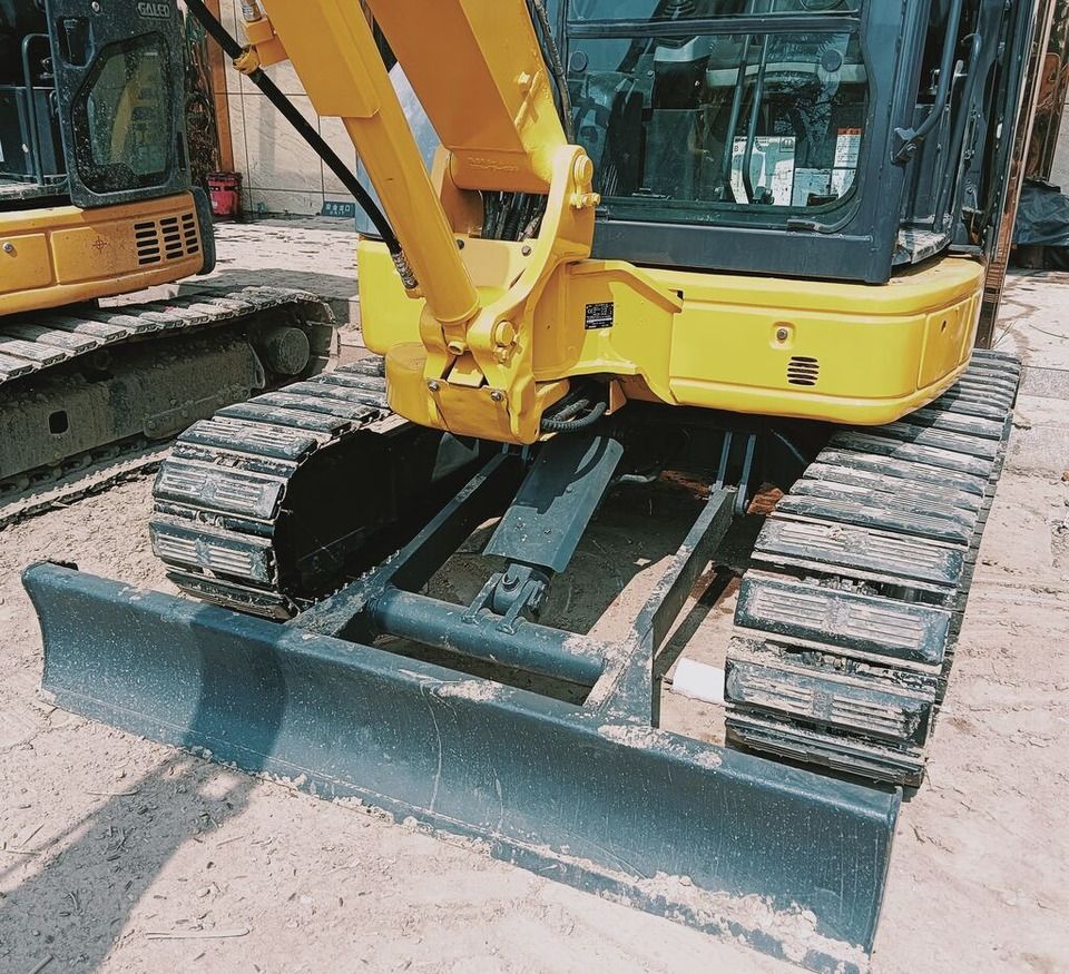 Komatsu PC40MR mini excavator front view