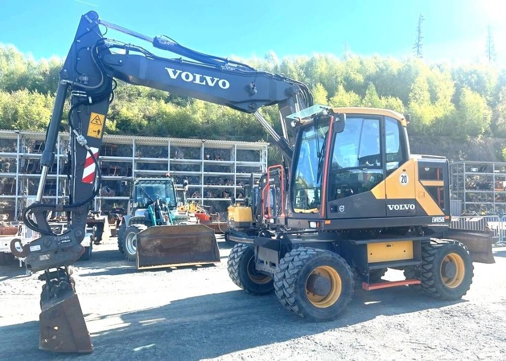 2020 Volvo EWR150E wheel excavator, side profile view