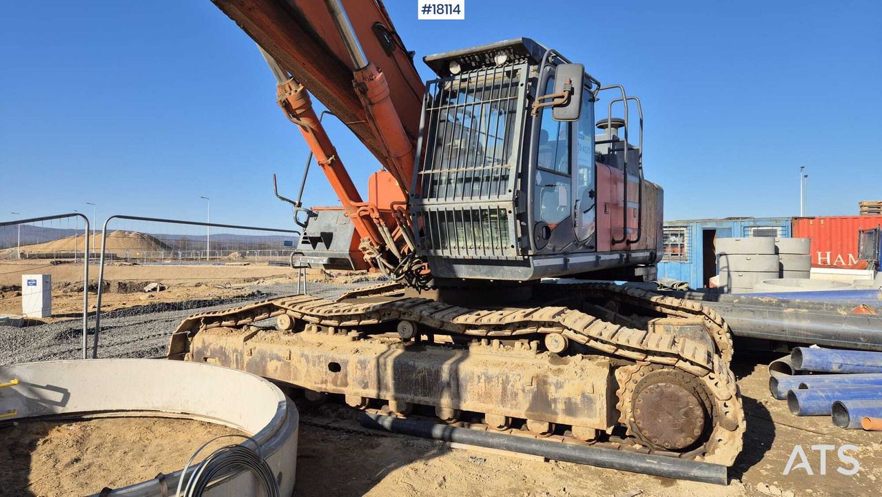 2008 Hitachi ZX470LCH-3 crawler excavator, front three-quarter view