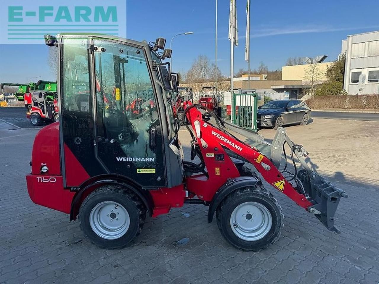 2023 Weidemann 1160 mini excavator, side view