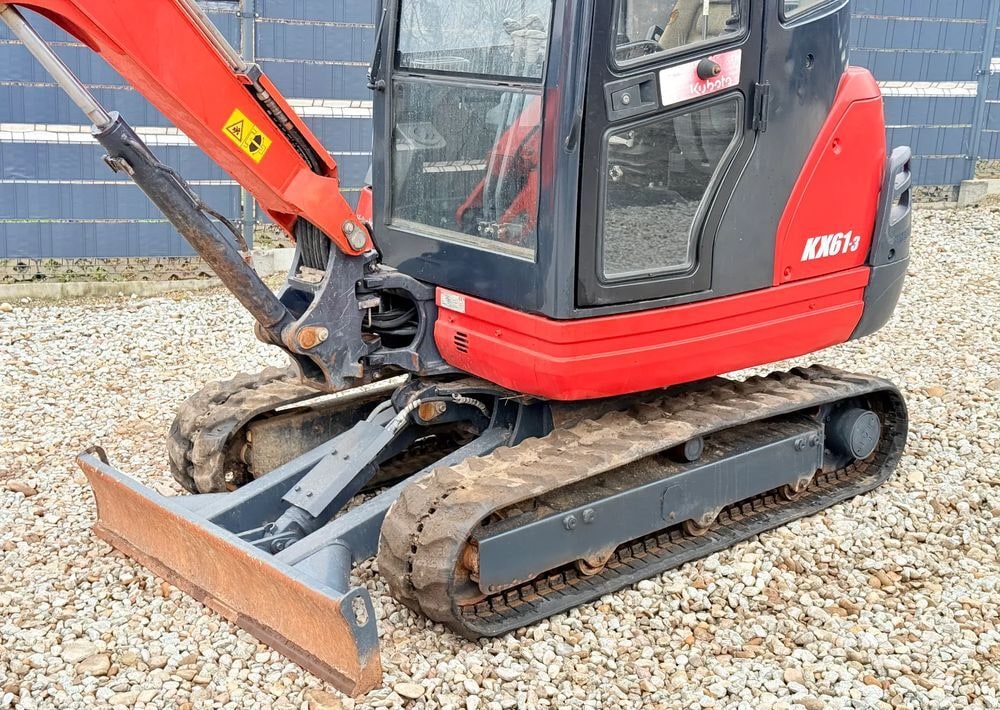 2015 Kubota KX61-3 mini excavator, side view