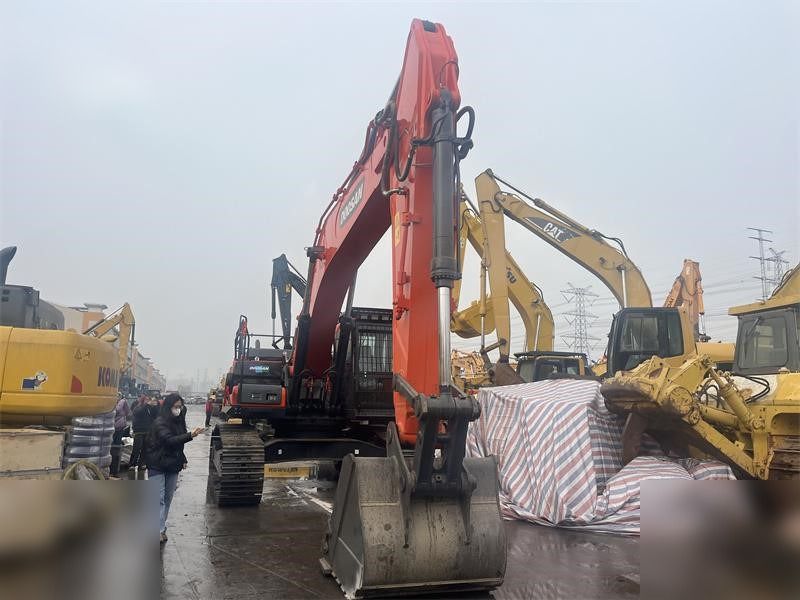2024 Doosan DX340LC crawler excavator, front view