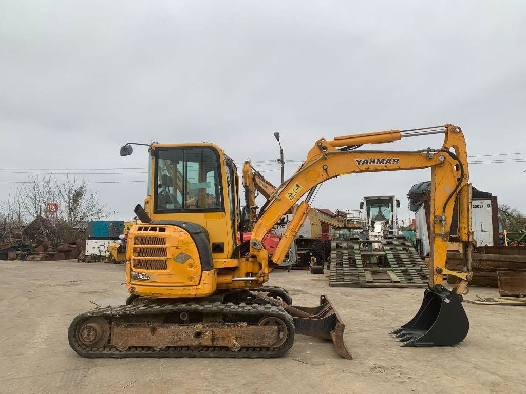 2014 Yanmar VIO50-U mini excavator, side profile view