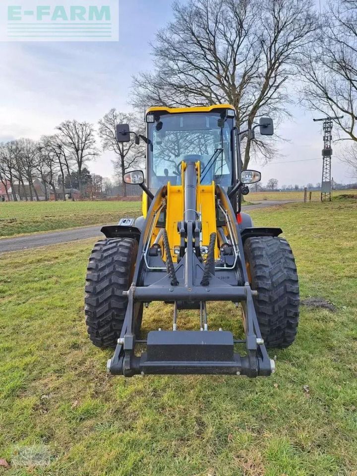 2024 JCB 409 AGRI mini excavator, front view 2024 JCB 409 AGRI mini excavator, front view
