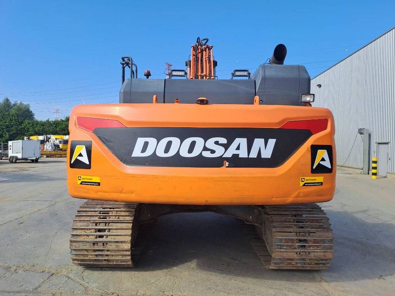 2018 Doosan DX340LC crawler excavator, rear view