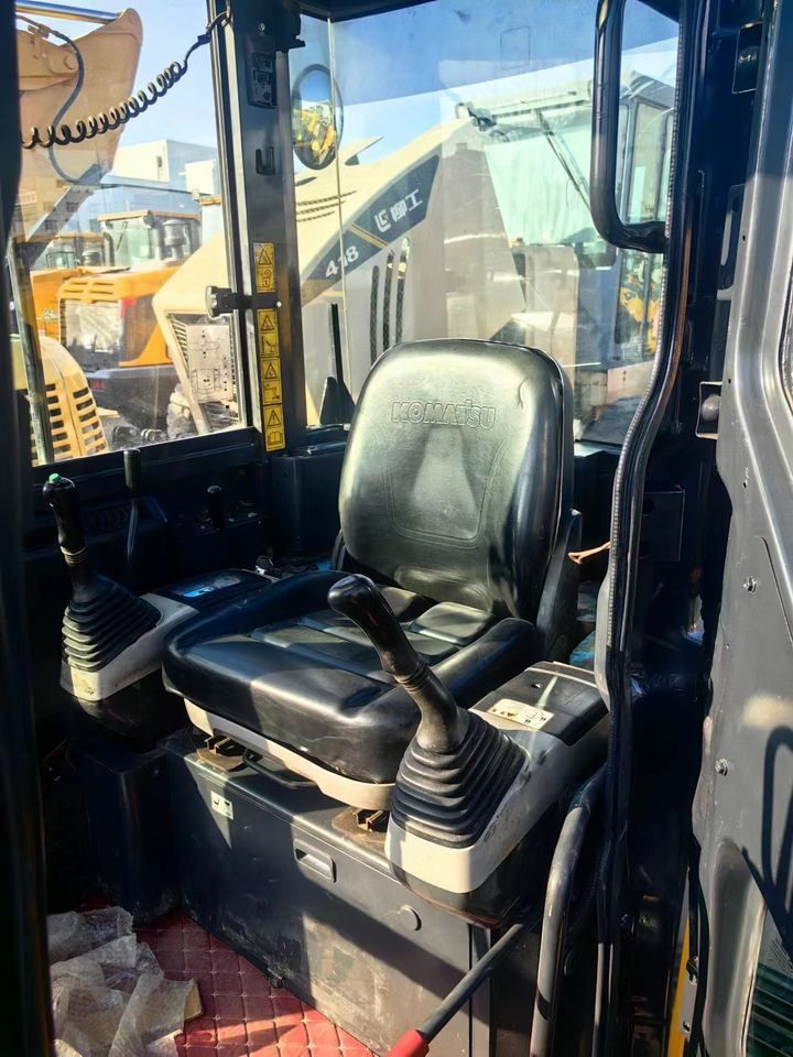 Komatsu PC55MR-5 Mini Excavator interior view